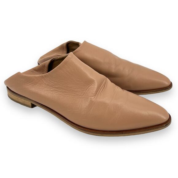 Everlane The Modern Babo Tan Pointed Toe Slip On Women's Sz 9 Shoes - Picture 1 of 13